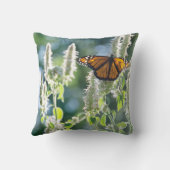 蝶と蜂の枕(16インチ) クッション (裏面)