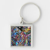 蝶と貴婦人 キーホルダー (正面)