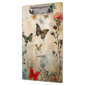 蝶と赤いハート クリップボード (左)