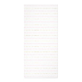 蝶と赤ちゃんシャワーメニュー ラックカード (裏面)