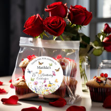 蝶と野エレガント花75誕生日