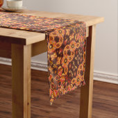 蝶と開花テーブルランナー ロングテーブルランナー (インサイチュ)