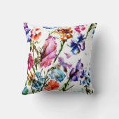 蝶と開花 クッション (裏面)