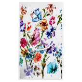 蝶と開花 スモールペーパーバッグ (正面)