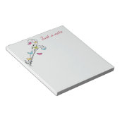 蝶と音楽 ノートパッド (アングル)