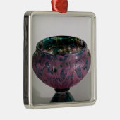 蝶と飾られ、飛ぶコップ メタルオーナメント (右)