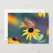 蝶と黒い目のスーザン2 ポストカード (正面/裏面)