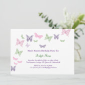 蝶なびくSweet sixteen 招待状 (スタンド正面)