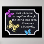 蝶になった – プリント (正面)