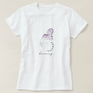 蝶になる羽 Tシャツ