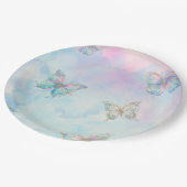 蝶に出会う夢を夢見る ペーパープレート (アングル)