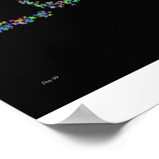 蝶に恋する ポスター (角)