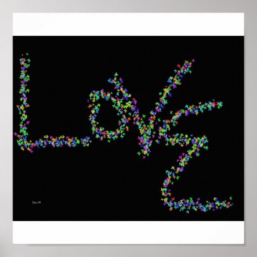 蝶に恋する ポスター (正面)