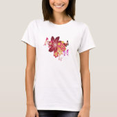 蝶に花 Tシャツ (正面)