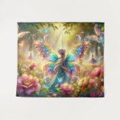 蝶のある妖精 タペストリー (正面(横))