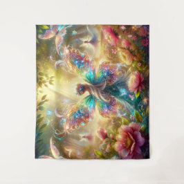 蝶のある妖精 タペストリー