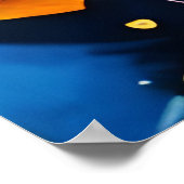 蝶のある老婦人 ポスター (角)