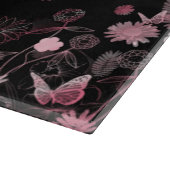 蝶のある花畑  カッティングボード (角)