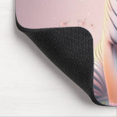 蝶のある虎 マウスパッド (コーナー)