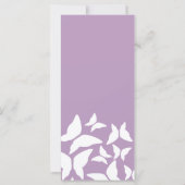 蝶のお祝いの写真 (裏面)