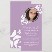 蝶のお祝いの写真 (正面/裏面)