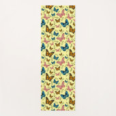 蝶のかわいらし春 ヨガマット (正面)