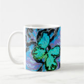 蝶のくもの巣を吸う コーヒーマグカップ (左)