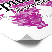 蝶のてんかんリボン ポスター (角)