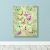 蝶のみ キャンバスプリント (インサイチュ (ウッドフロア))