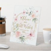 蝶のアドバイスとウェルウィッシュサイン 台座サイン (インサイチュ)