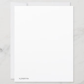 蝶のアート (裏面)