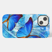 蝶のアート 37種類のデザイン iPhoneケース (裏面横)