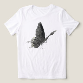 蝶のイラストが可愛いグラフィック トライブレンドTシャツ