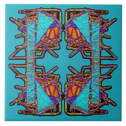 蝶のエンブレムの夢 タイル (正面)