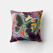 蝶のオブジェ クッション (裏面)