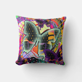 蝶のオブジェ クッション