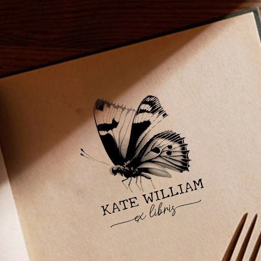 蝶のカスタムライブラリ セルフインキングスタンプ