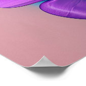 蝶のカラフルポスター ポスター (角)