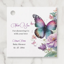 蝶のキスとベビーの願い フェイバータグ