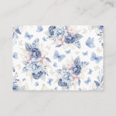 蝶のキスとベビーは本にベビーを願う エンクロージャーカード (裏面)