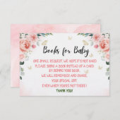 蝶のキスとベビーは本にベビーを願う エンクロージャーカード (正面/裏面)