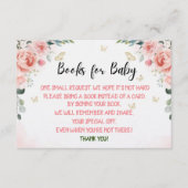 蝶のキスとベビーは本にベビーを願う エンクロージャーカード (正面)