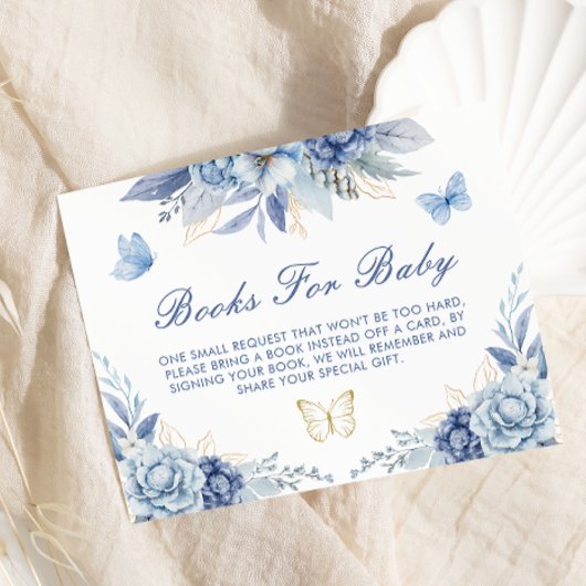 蝶のキスとベビーは本にベビーを願う エンクロージャーカード