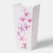 蝶のキスとベビーウィッシュ | ピンクポップコーン フェイバーボックス (正面)