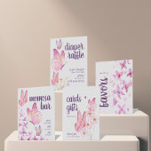 蝶のキスとベビーウィッシュ | 桃佐バーピンク 台座サイン