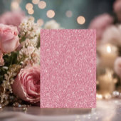 蝶のキスとベビー希望ピンクの赤ちゃんシャワー 招待状