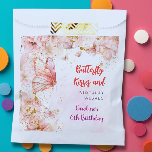 蝶のキスと誕生日の願い フェイバーバッグ