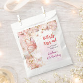 蝶のキスと誕生日の願い フェイバーバッグ (クリップ留めされた状態)