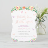 蝶のキスと誕生日ウィズかわいらしパーティー 招待状 (スタンド正面)