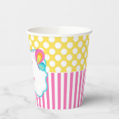 蝶のキスと誕生日ウィッシュパーティー 紙コップ (左)